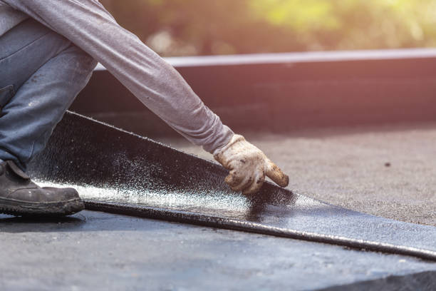 Professional Waterproofing technician working in Demotte, IN